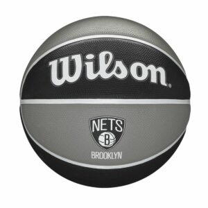Piłka do Koszykówki Wilson Nba Team Tribute Brooklyn Nets Czarny Guma naturalna Jeden rozmiar 7