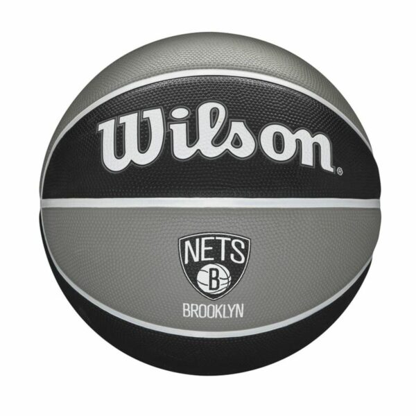 Piłka do Koszykówki Wilson Nba Team Tribute Brooklyn Nets Czarny Guma naturalna Jeden rozmiar 7
