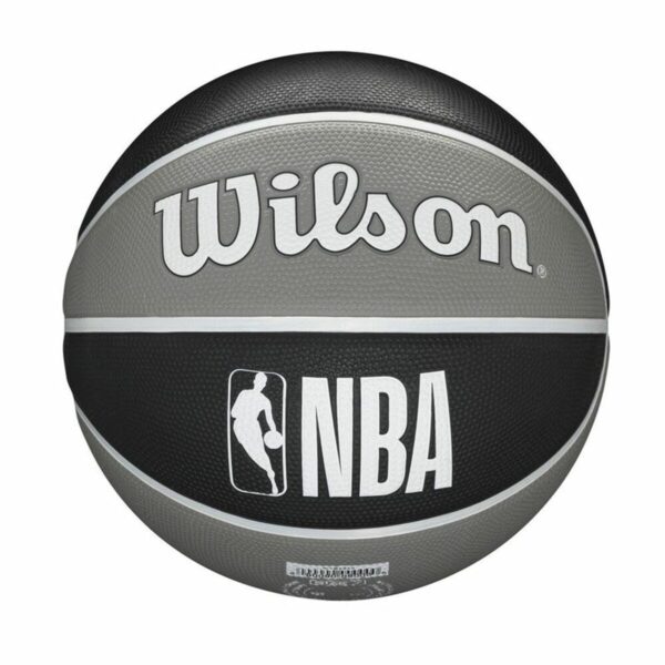 Piłka do Koszykówki Wilson Nba Team Tribute Brooklyn Nets Czarny Guma naturalna Jeden rozmiar 7 - obrazek 2