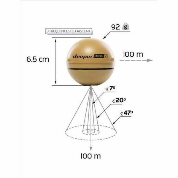 Urządzenie do wyszukiwania ryb Deeper CHIRP + V2 - obrazek 3