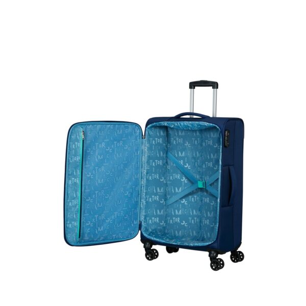 Walizka kabinowa American Tourister 146675-6636 Niebieski 61 L 68 x 43 x 25 cm - obrazek 4