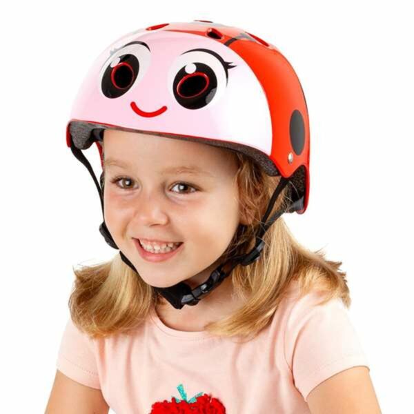 Kask rowerowy dla dzieci Moltó Czerwony Biedronka 26 x 21 x 16,5 cm - obrazek 4