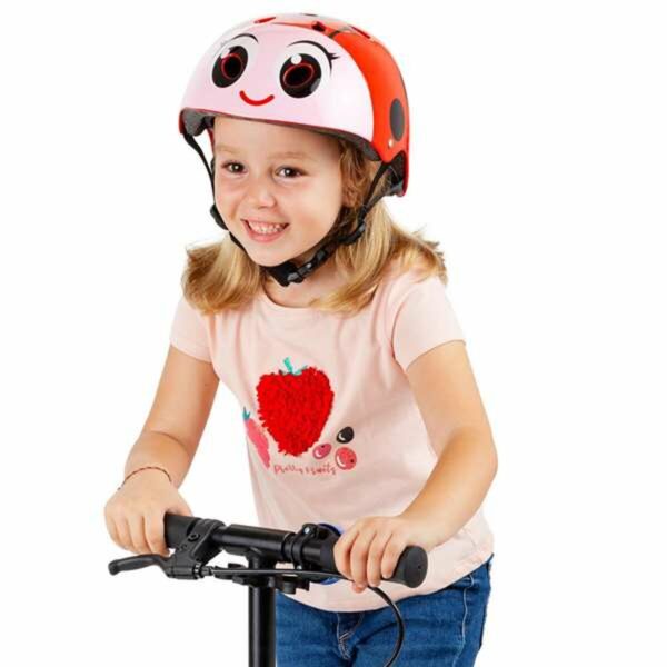 Kask rowerowy dla dzieci Moltó Czerwony Biedronka 26 x 21 x 16,5 cm - obrazek 5