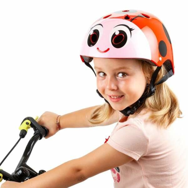 Kask rowerowy dla dzieci Moltó Czerwony Biedronka 26 x 21 x 16,5 cm - obrazek 7