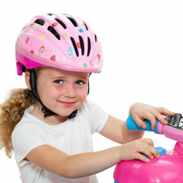 Kask rowerowy dla dzieci Moltó Różowy 48-53 cm - obrazek 3
