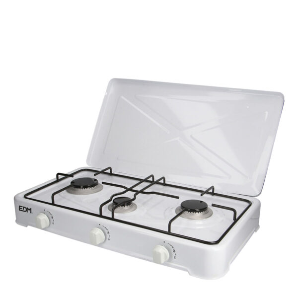 gazowa kuchenka turystyczna EDM Biały Metal 60 x 33 x 12 cm - obrazek 2