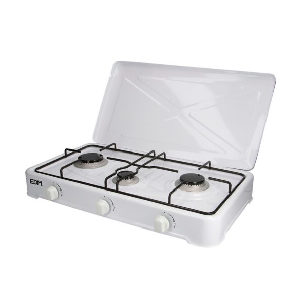 gazowa kuchenka turystyczna EDM Biały Metal 60 x 33 x 12 cm