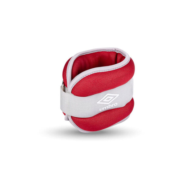 Obciążniki na kostki Umbro 1 kg Czerwony 2 Sztuk - obrazek 2