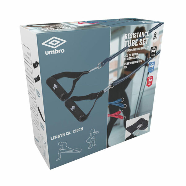 Elastyczne gumy oporowe Umbro Czarny - obrazek 3