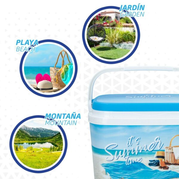 Zestaw do Ping Ponga Aktive Summer Beach Plastikowy 6 L 29 x 20 x 19,5 cm (8 Sztuk) - obrazek 6