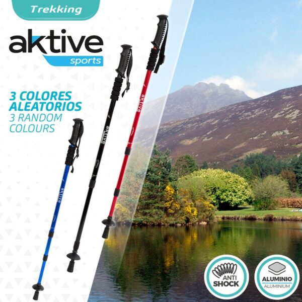 Kijek do trekkingu Aktive Aluminium 135 cm (10 Sztuk) - obrazek 3