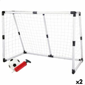 Bramka do Piłki Nożnej Colorbaby 190 x 132 x 90 cm (2 Sztuk)