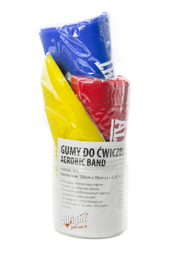 GUMY DO ĆWICZEŃ ALLRIGHT - ZESTAW 3 - obrazek 3