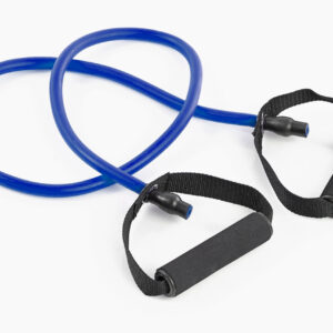 GUMA FITNESS Z UCHWYTAMI NIEBIESKA 08 120x1,2x0,8cm