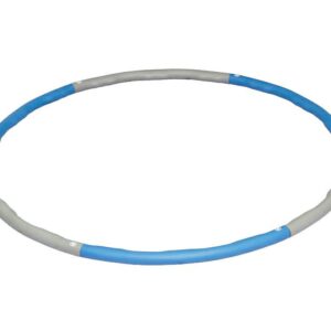 HULA HOOP 100CM Z OBCIĄŻENIEM ALLRIGHT SZARO-NIEBIESKI