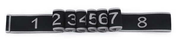 TAŚMA DO YOGI ALLRIGHT black/grey - obrazek 5