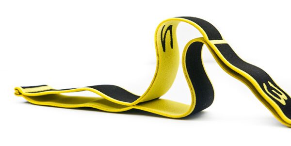 TAŚMA DO YOGI ALLRIGHT black/yellow - obrazek 6