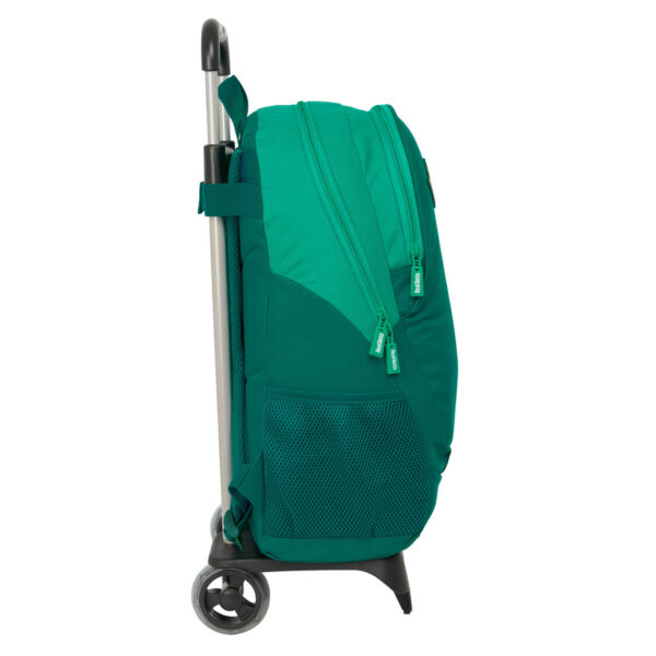 Torba szkolna z kółkami Real Betis Balompié Kolor Zielony 30 x 43 x 14 cm - obrazek 3