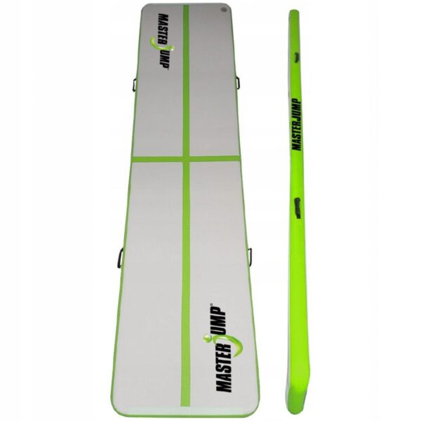 AirTrack Dmuchana Mata Gimnastyczna MASTER 400 x 100 x 10 cm Grey-Green - obrazek 2
