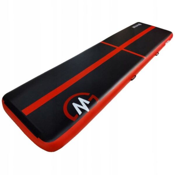 AirTrack Dmuchana Mata Gimnastyczna MASTER 400 x 100 x 20 cm Black-Red - obrazek 3