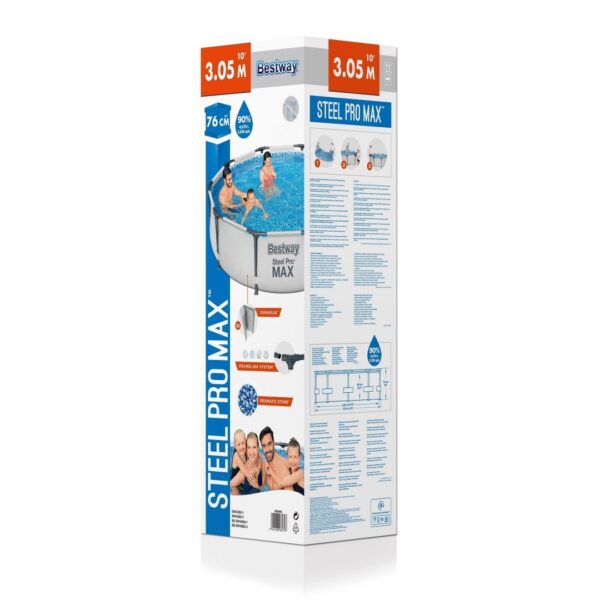 Basen Ogrodowy BESTWAY Steel Pro Max 305 x 76 cm - obrazek 3