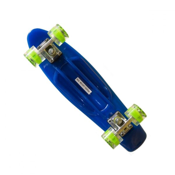 Deskorolka Mini Longboard - niebieska - obrazek 2