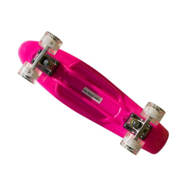 Deskorolka Mini Longboard - różowa - obrazek 2