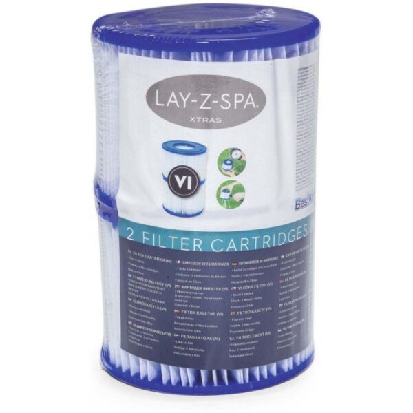 Filtr do Pompy Lay-Z SPA BESTWAY Typ VI - 2 szt. - obrazek 4