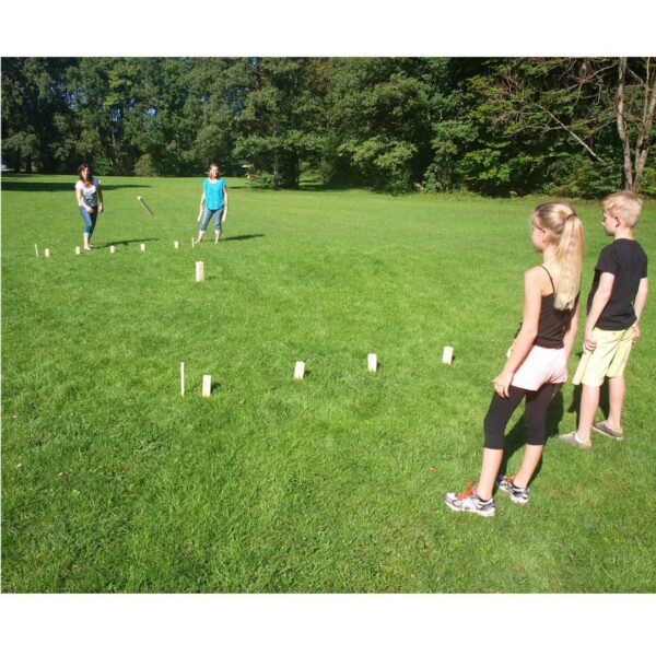 Gra Kubb Szachy Skandynawskie MASTER Ogrodowe - obrazek 2