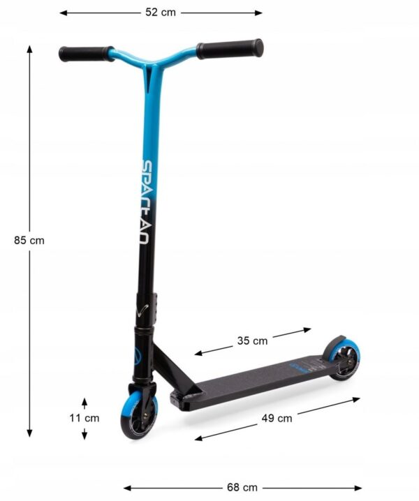 Hulajnoga Freestyle SPARTAN Stunt Profi - obrazek 7