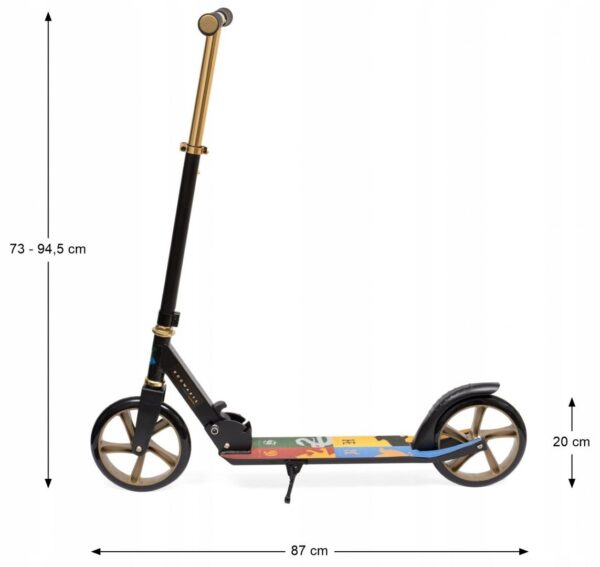Hulajnoga HARRY POTTER dla Dzieci Składana Koła 200 mm do 100 kg D'arpeje - obrazek 8