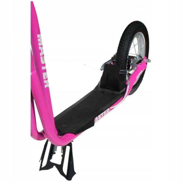 Hulajnoga na Pompowanych Kołach MASTER Rebel Pink 16/12″ - obrazek 4