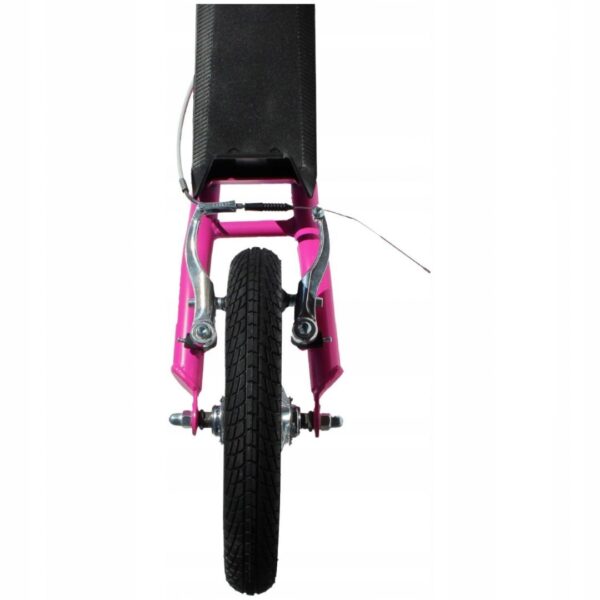 Hulajnoga na Pompowanych Kołach MASTER Rebel Pink 16/12″ - obrazek 6