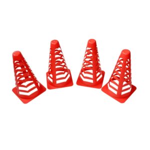 Zestaw 4 miękkich pachołków MASTER  - 22 cm