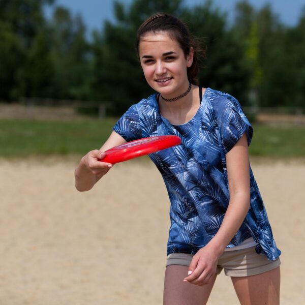 Frisbee - latający dysk SCHILDKROT Speeddisc Basic - czerwony - obrazek 2