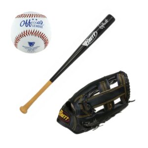 Zestaw baseballowy BRETT Senior Kij + Piłka + Rękawica