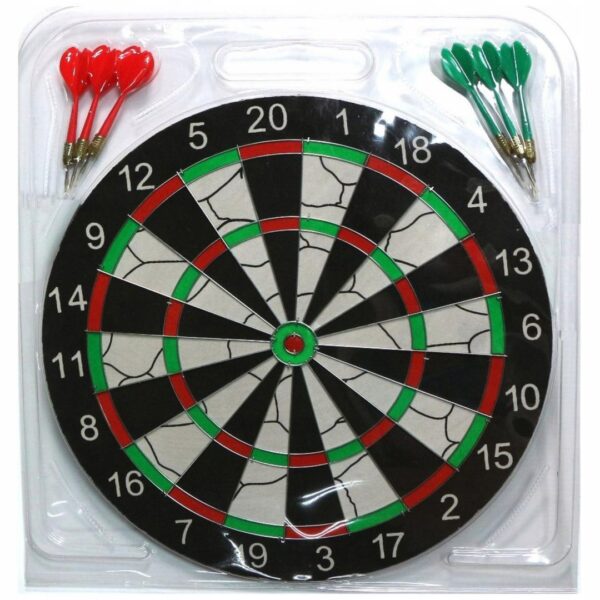 Tarcza do Darta Dwustronna MASTER 37 cm + 6 Rzutek - obrazek 4