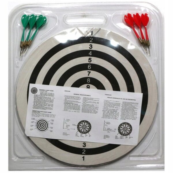 Tarcza do Darta Dwustronna MASTER 37 cm + 6 Rzutek - obrazek 5