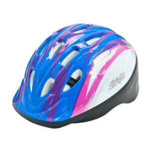 KASK ROWEROWY ALLRIGHT JUNIOR r.S MV12 niebiesko/różowy