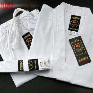 STRÓJ DO KARATE BUSHINDO r.1/140cm Materiał: 65% poliester, 35% bawełna 3029MX