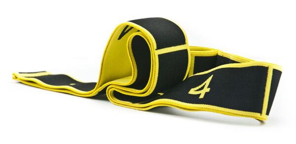 TAŚMA DO YOGI ALLRIGHT black/yellow - obrazek 9