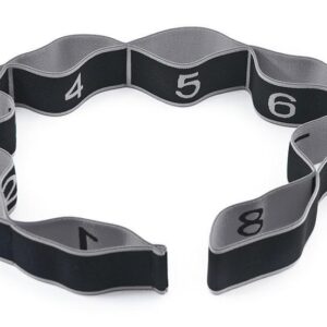 TAŚMA DO YOGI ALLRIGHT black/grey