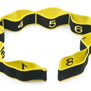 TAŚMA DO YOGI ALLRIGHT black/yellow