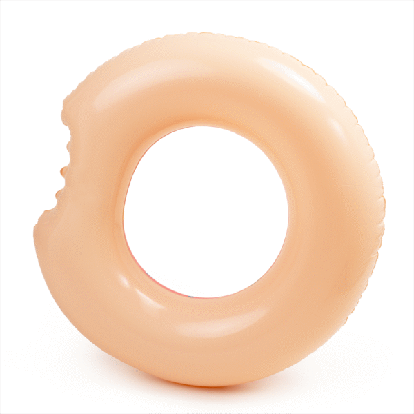Duże koło dmuchane donut różowy 120cm materac do wody pływania na basen xxl - obrazek 13