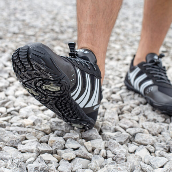 Buty do wody wodoodporne antypoślizgowe lekkie oddychające obuwie sportowe 42 czarne - obrazek 9