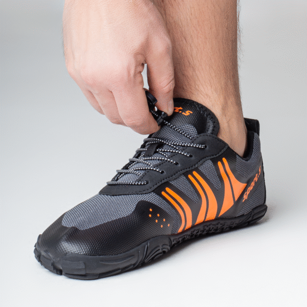 Buty do wody wodoodporne antypoślizgowe lekkie oddychające obuwie sportowe 44 szare - obrazek 12