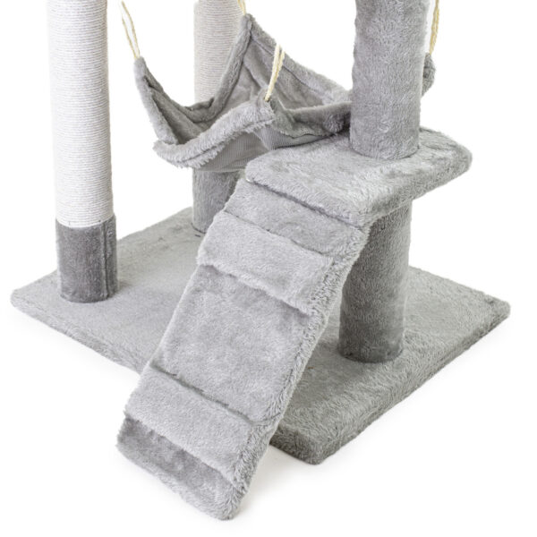 Drapak dla kota wysoki 119cm wieża legowisko domek hamak 4 - poziomowy - obrazek 2