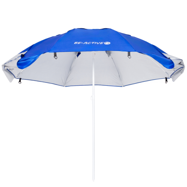 Duży parasol plażowy i ogrodowy 3w1 - składany parawan - obrazek 11
