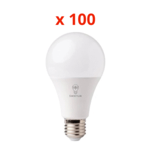 Zestaw 100 sztuk Żarówek LED A60 E27 10W Barwa Biała Neutralna