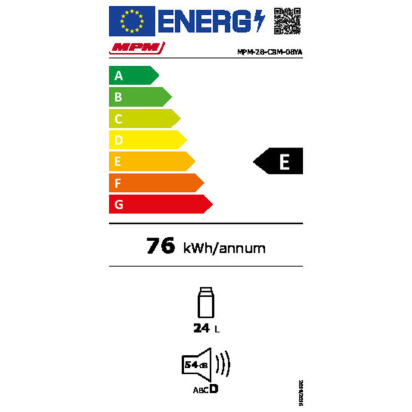 Przenośna Lodówka Elektryczna Mpm MPM-28-CBM-08Y Szary Poliuretan 24 L 42,6 x 43,1 x 31,1 cm - obrazek 4